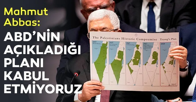 Filistin Devlet Başkanı Mahmud Abbas: Bu plan bölgeye barış ve istikrar getirmeyecek