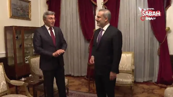 Dışişleri Bakanı Fidan, HÖH Genel Başkanlığından istifa eden Karadayı ile bir araya geldi
