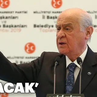 Devlet Bahçeli: MHP karanlık şirret oyunun içinde asla yer almayacaktır
