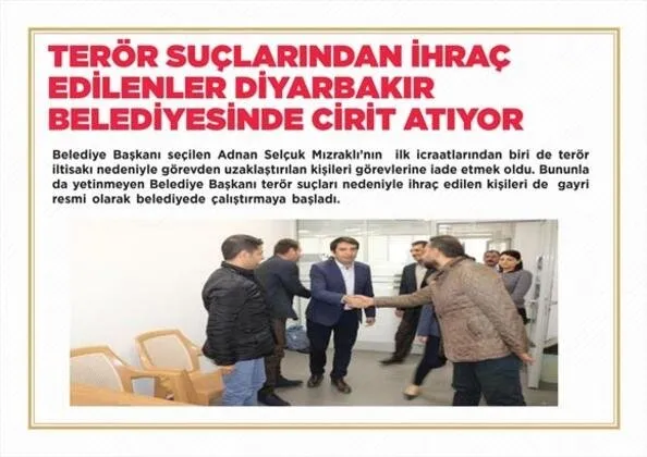 İçişleri Bakanlığı açıkladı! İşte HDP'li Diyarbakır, Van ve Mardin Büyükşehir Belediye Başkanlarının görevden alınma gerekçeleri