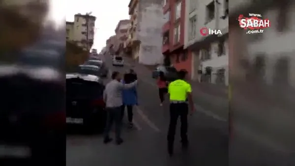 Son dakika: İstanbul'da polisleri ölümle tehdit eden şehir eşkıyasından şok hareket | Vİdeo