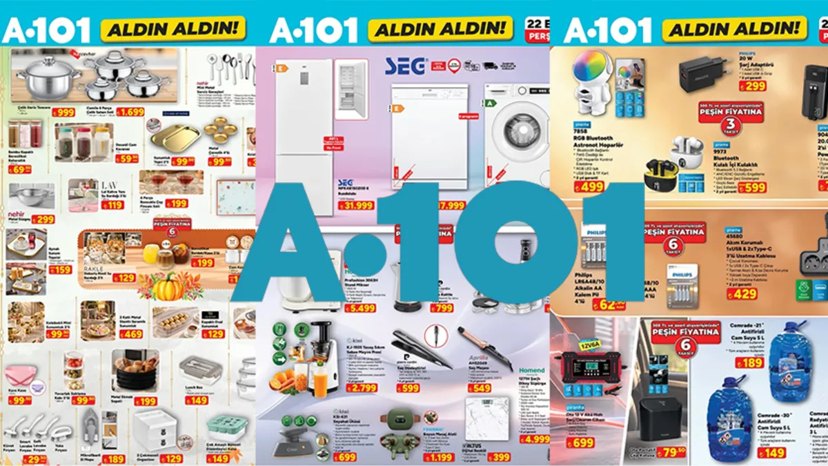 A101 aktüel 22 Ekim kataloğu: Boyun masaj aleti geliyor! Bu hafta A101'de neler var?
