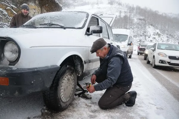 Zonguldak-Ankara yolu büyük araçlara kapandı