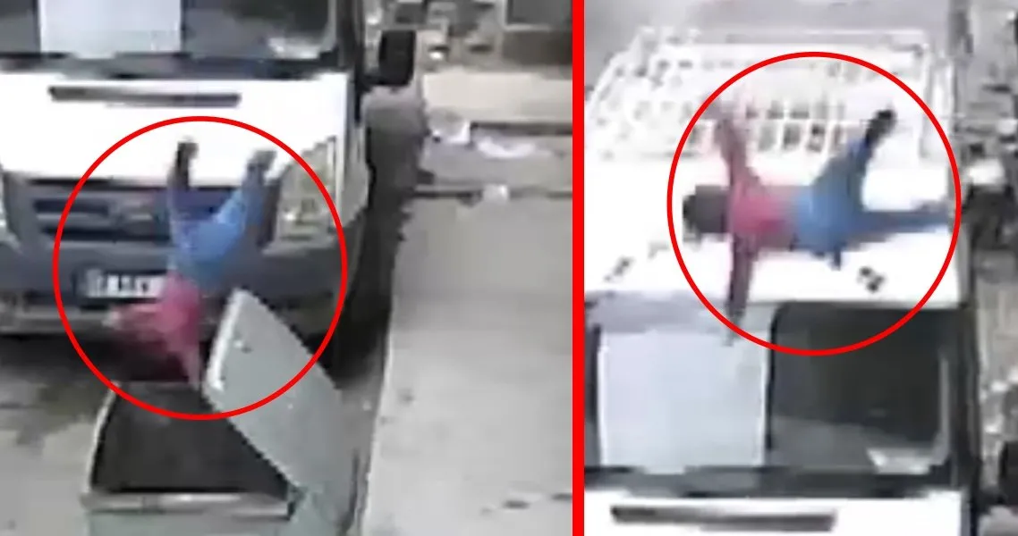 Nevşehir'de yürekleri ağza getiren olay! 2 yaşındaki çocuk pencereden çöp konteynerine düştü!