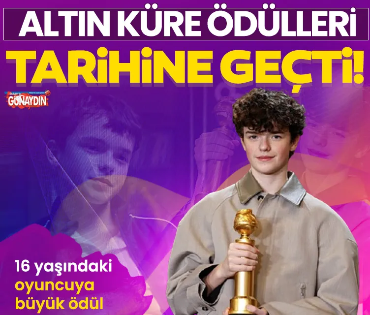 16 yaşında büyük ödül