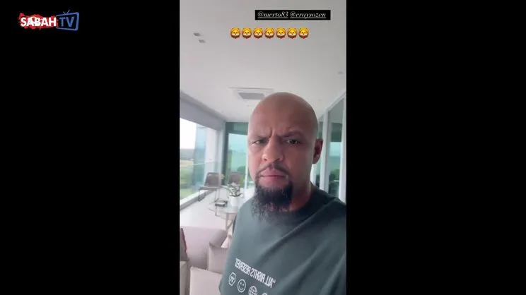 Felipe Melo, Al-Shabab maçını böyle takip etti!