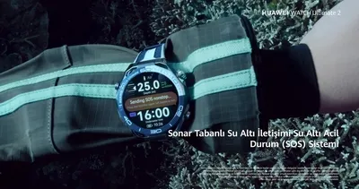 Huawei Watch Ultimate 2 ile su altında 150 metre derinlikte iletişim