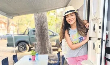 Karavanla Ege’yi geziyorlar