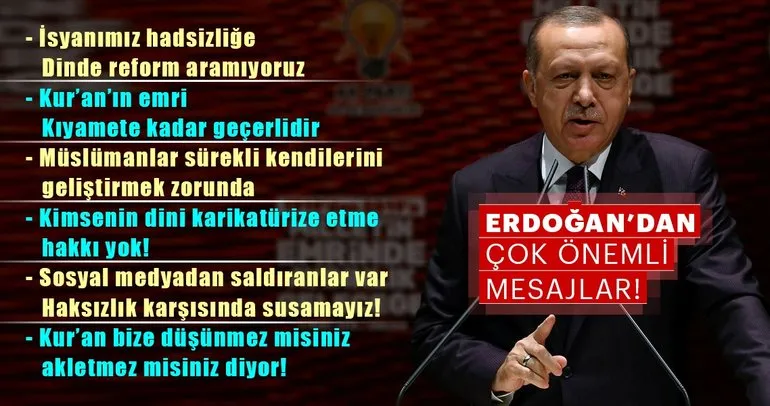 Cumhurbaşkanı Erdoğan’dan önemli açıklamalar!