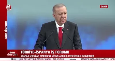 Başkan Erdoğan, Türkiye-İspanya İş Forumu’nda konuştu: Gazze’deki soykırım yürekleri kanatıyor | Video