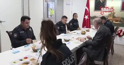Cumhurbaşkanı Erdoğan’dan Çengelköy Polis Merkezi’ne iftar ziyareti