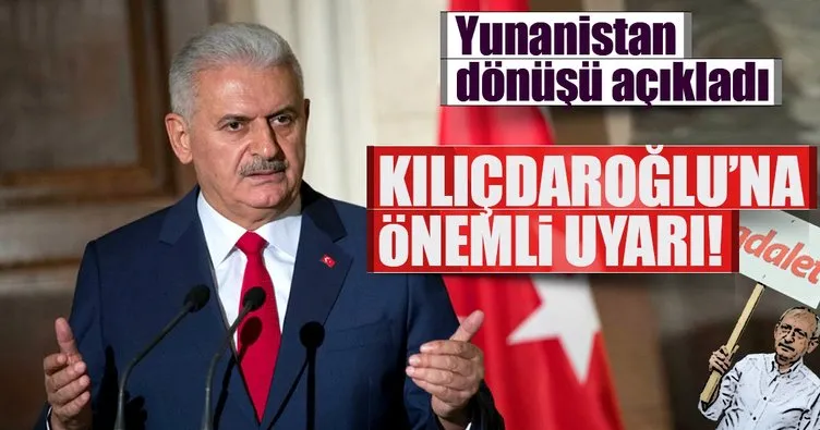Başbakan Yıldırım’dan Kılıçdaroğlu’na önemli uyarı