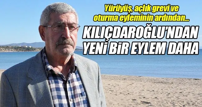 Celal Kılıçdaroğlu, eylem için denize girdi!