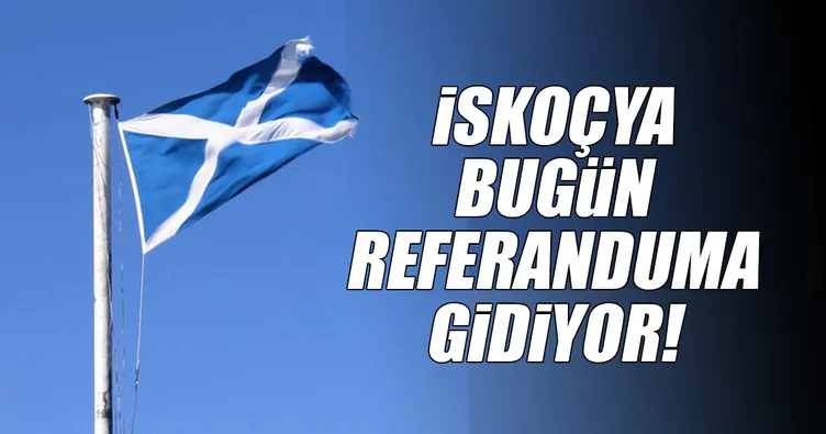 İskoçya referandum için sandıkta