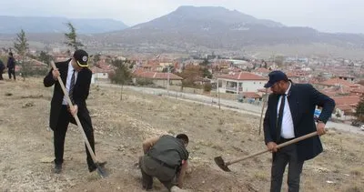 Bayat’ta bin adet fidan toprakla buluştu #afyonkarahisar