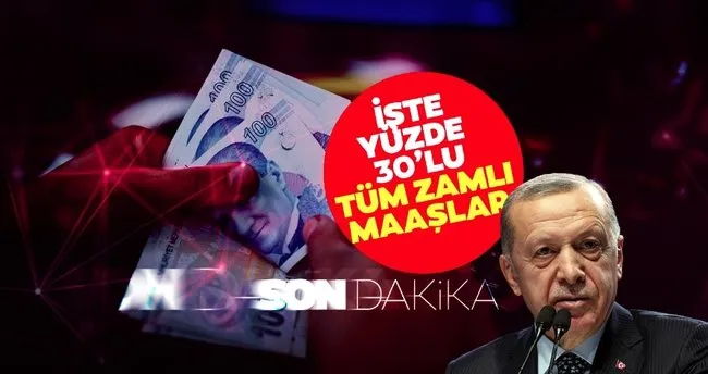 EMEKLi-MEMUR ZAMMI SON DAKİKA YÜZDE 30 OLDU! Başkan Erdoğan açıkladı