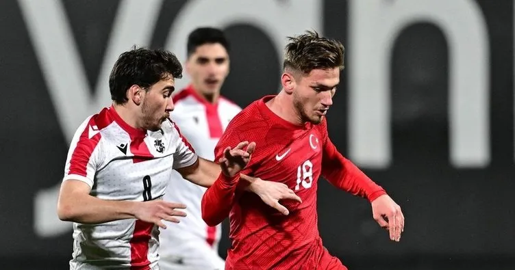 Ümit Milli Takım, Gürcistan’ı 2 golle geçti! Semih Kılıçsoy’a büyük destek