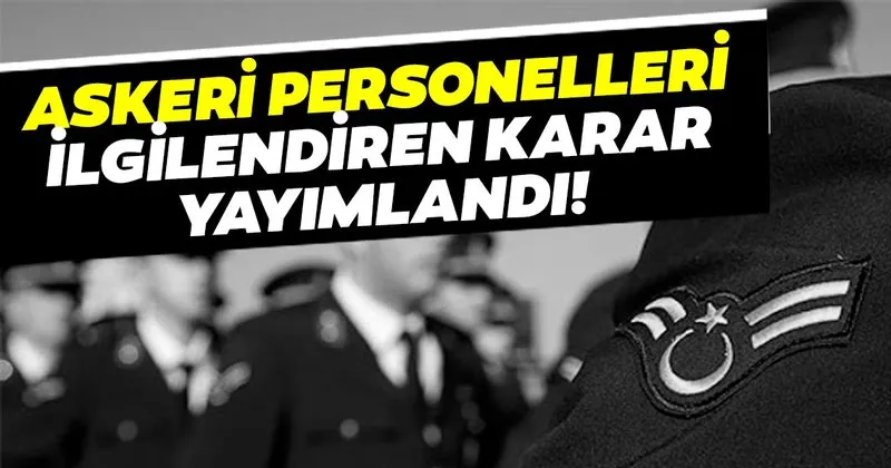 askeri personel