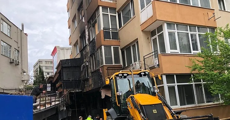 Beşiktaş’taki gece kulübü yangınında hasar gören binaya giriş izni