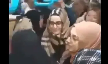 Çarşaflı kadına metroda çirkin saldırı