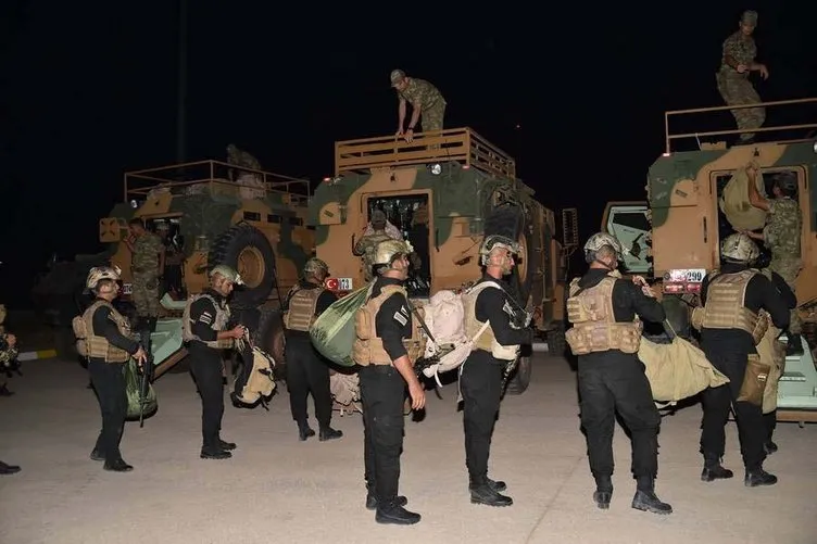 Kuzey Irak’ta oylar sayılırken zırhlı midibüslerle sınıra geldiler
