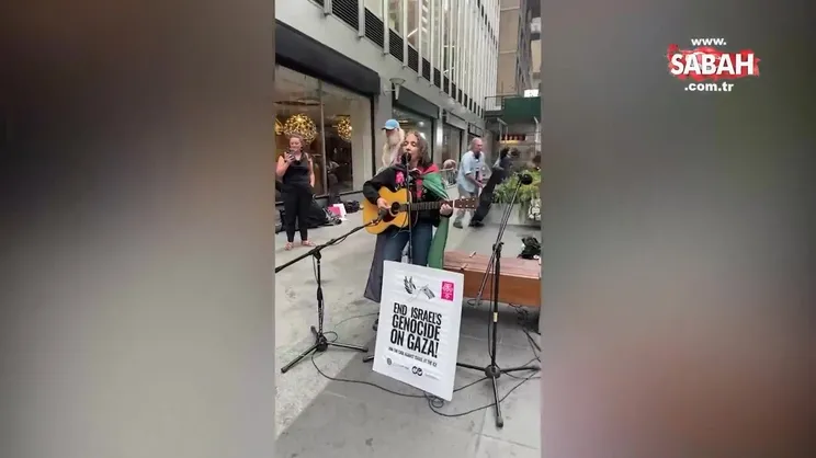 BM Genel Merkezi'nin bulunduğu New York'ta Filistin protestoları