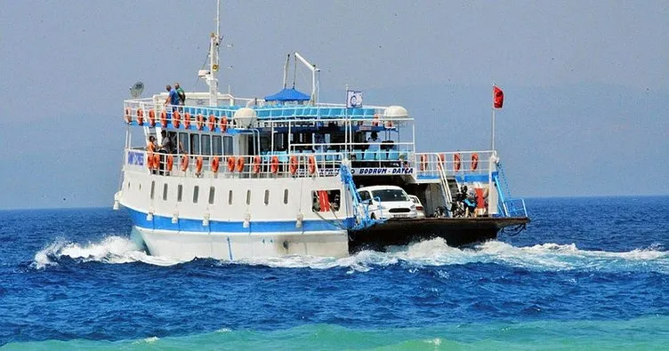 Bodrum-Datça feribot seferlerine teknik arıza engeli