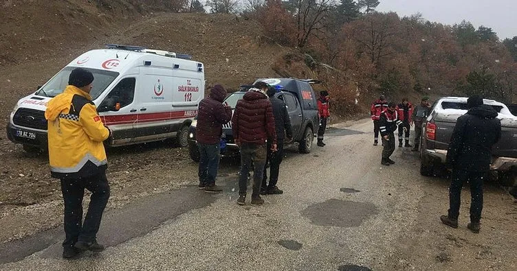 Dağda mahsur kalan 5 kişi kurtarıldı