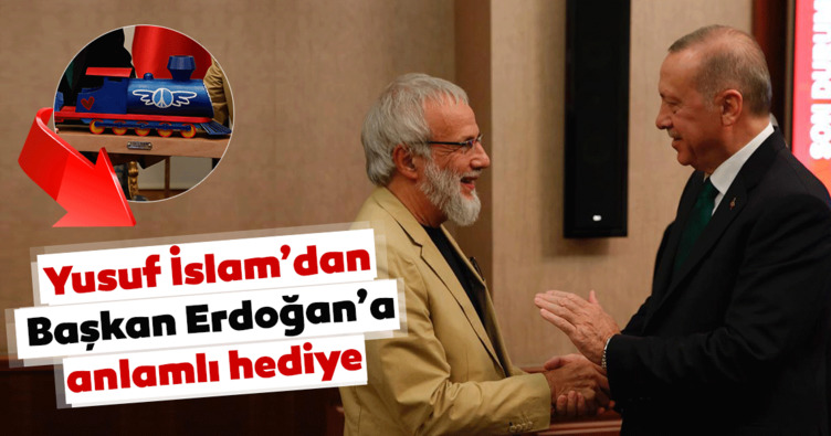 Başkan Erdoğan, Yusuf İslam’ı kabul etti! Süpriz hediye