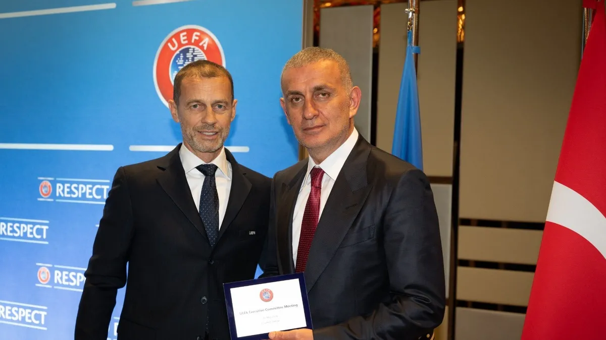 TFF Başkanı Hacıosmanoğlu, UEFA Yönetim Kurulu Toplantısı’na katıldı TFF Başkanı Hacıosmanoğlu, UEFA Yönetim Kurulu Toplantısı’na katıldı
