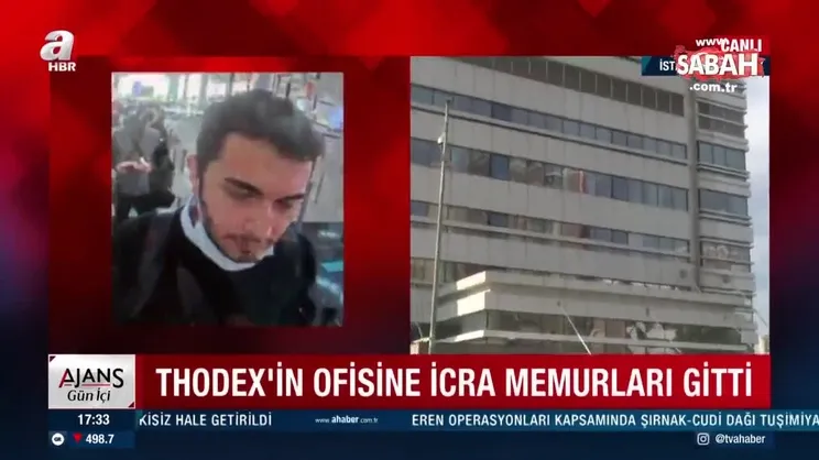 Thodex’e ilk haciz! Thodex’in ofisine icra memurları gitti | Video