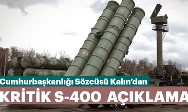 S-400 füzeleri konusunda geri dönüş yok