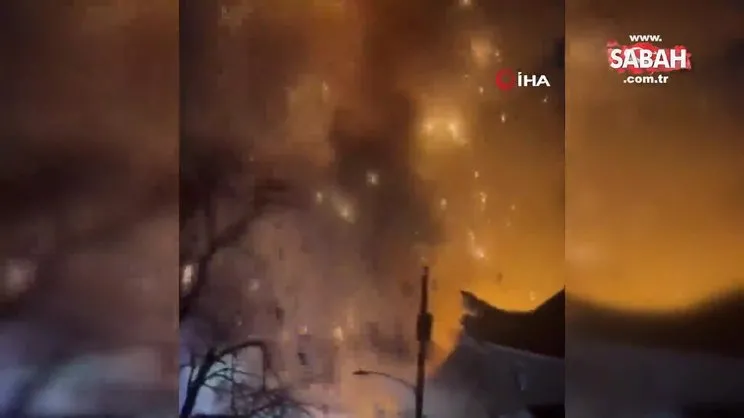 ABD’de evde şiddetli patlama | Video