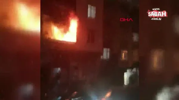 Gaziosmanpaşa'da can pazarı! Alevler içinde mahsur kaldılar! | Video