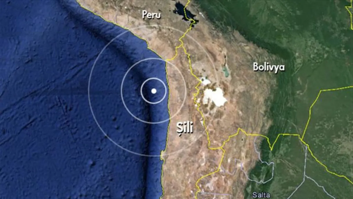 Şili’de 6,2 büyüklüğünde deprem meydana geldi Şili’de 6,2 büyüklüğünde deprem meydana geldi