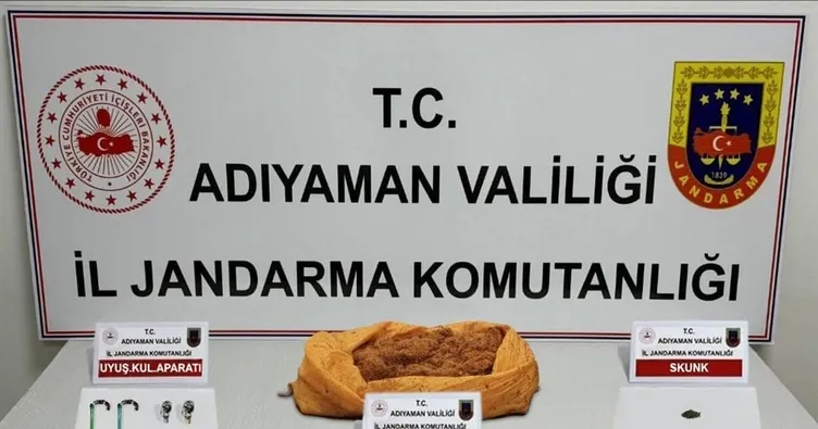 Adıyaman’da uyuşturucu baskını: 9 gözaltı