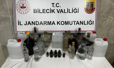 Bilecik'te 'sahte alkol' operasyonu: Litrelerce zehir ele geçirildi! #bilecik