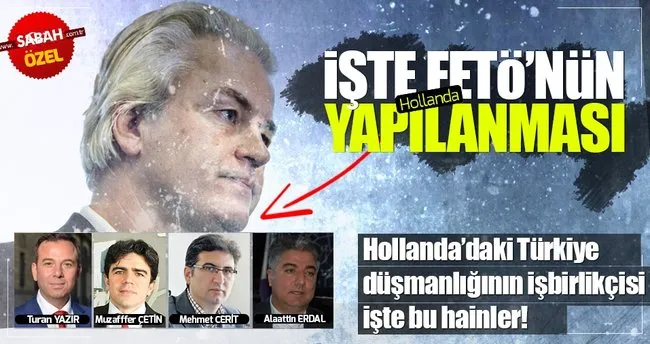 İşte FETÖ’nün Hollanda yapılanması!