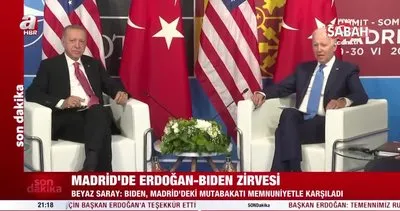 Başkan Erdoğan ve Biden zirvesi sona erdi! Beyaz Saray’dan görüşmeye ilişkin ilk açıklama | Video