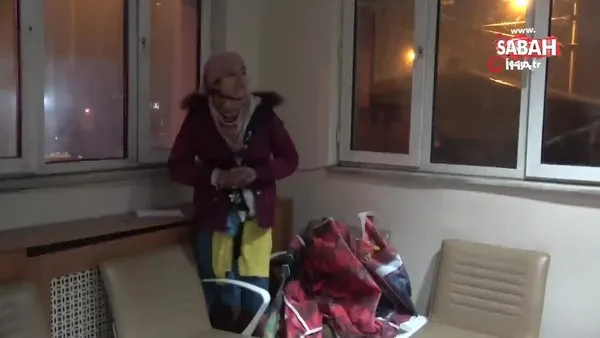 Bursa'da sokakta donmak üzere olan evsiz kadını polis kurtardı | Video
