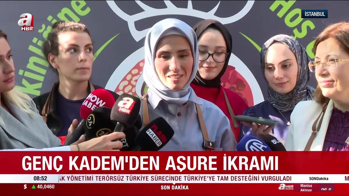 Genç KADEM'den Şehzade Camisi bahçesinde aşure ikramı | Video