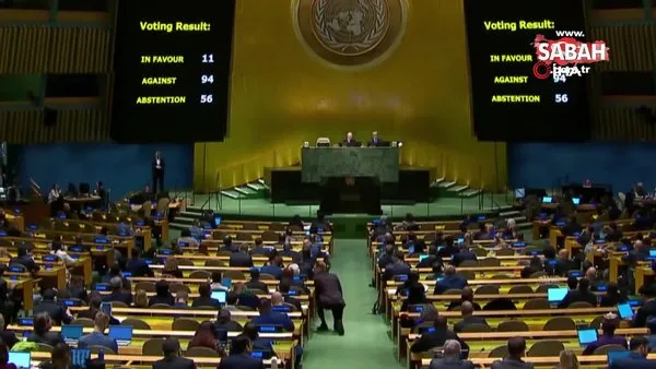 BM Genel Kurulu'ndan Ukrayna kararı: Oy çokluğuyla Rusya'ya 