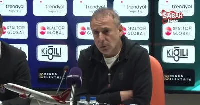Abdullah Avcı: Bir sezonda belki de çok olmayacak şanssızlıkların hepsini maçta yaşadık” | Video