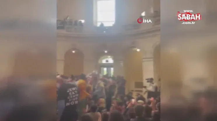 ABD’li Yahudilerden ABD Kongresi'nde “ateşkes” için oturma eylemi