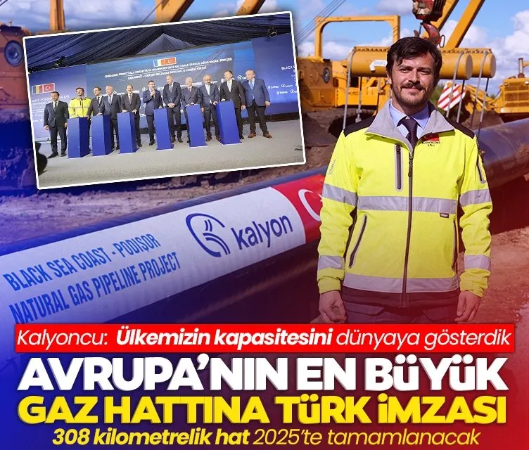 Avrupa’nın en büyük gaz hattına Türk imzası