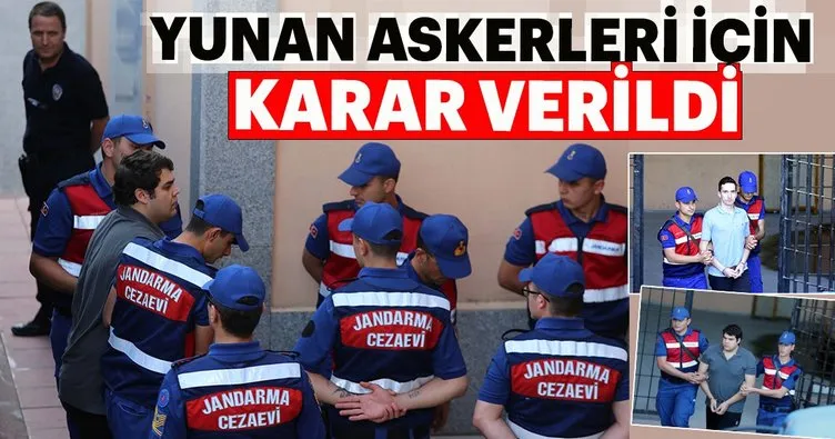 Tutuklu Yunan askerler için Edirne’de duruşma yapıldı