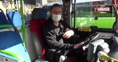 Trafikte kavga ettiği halk otobüsü şoförüne copla saldırdı | Video