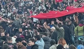 Türk bayrağına saldıran vandallar yakalandı
