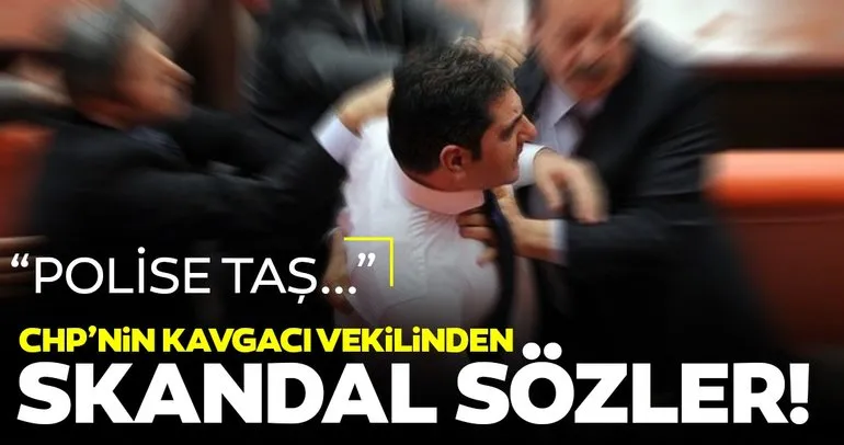 CHP’li Erdoğdu’dan skandal sözler: Polise taşla direnebilirsiniz