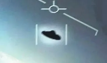 UFO değil uçak ve yıldız!